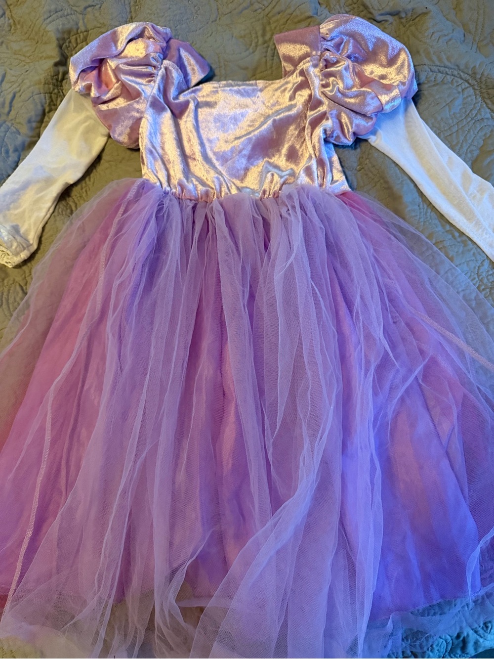 Purple Princess Tulle Cinderella-like Dress Costume - Kids - Picture 9 of 9
